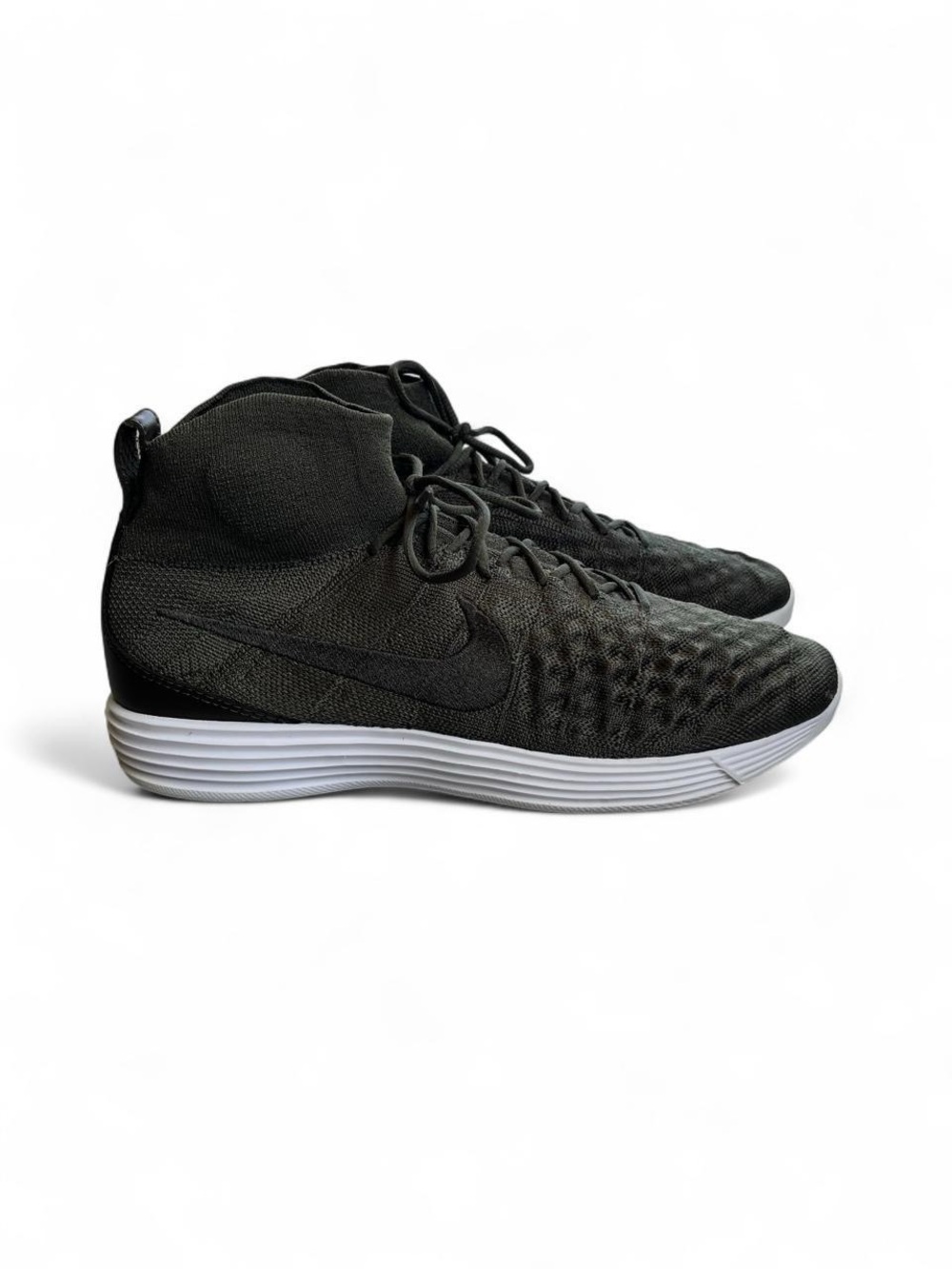 Nike Lunar Magista II Flyknit Sneakers Sz 9 Cargo Khaki 852614-300